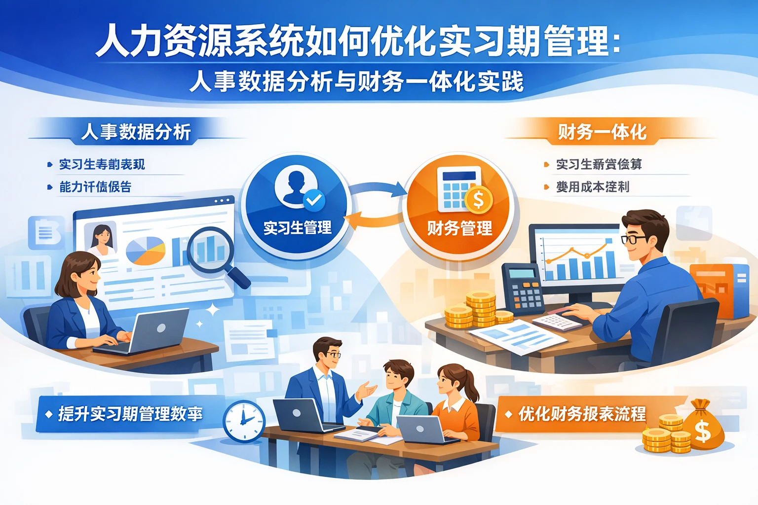人力资源系统如何优化实习期管理：人事数据分析与财务一体化实践