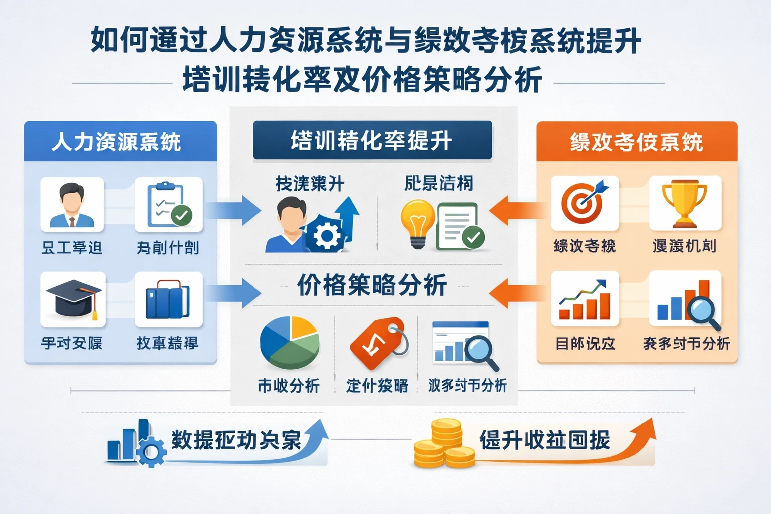 如何通过人力资源系统与绩效考核系统提升培训转化率及价格策略分析