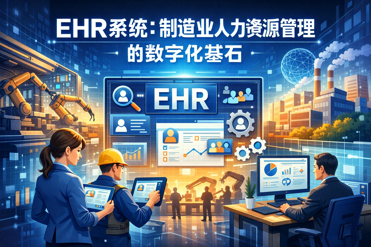 EHR系统：制造业人力资源管理的数字化基石