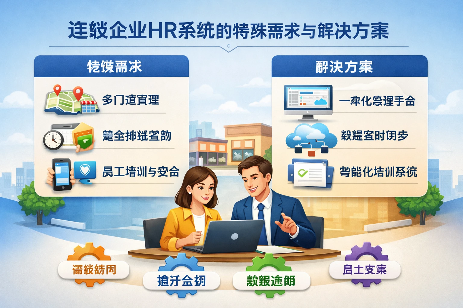 连锁企业HR系统的特殊需求与解决方案