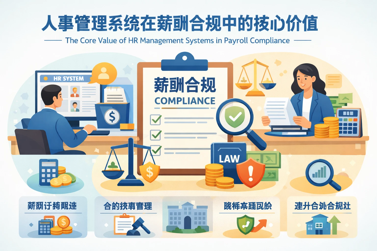 人事管理系统在薪酬合规中的核心价值