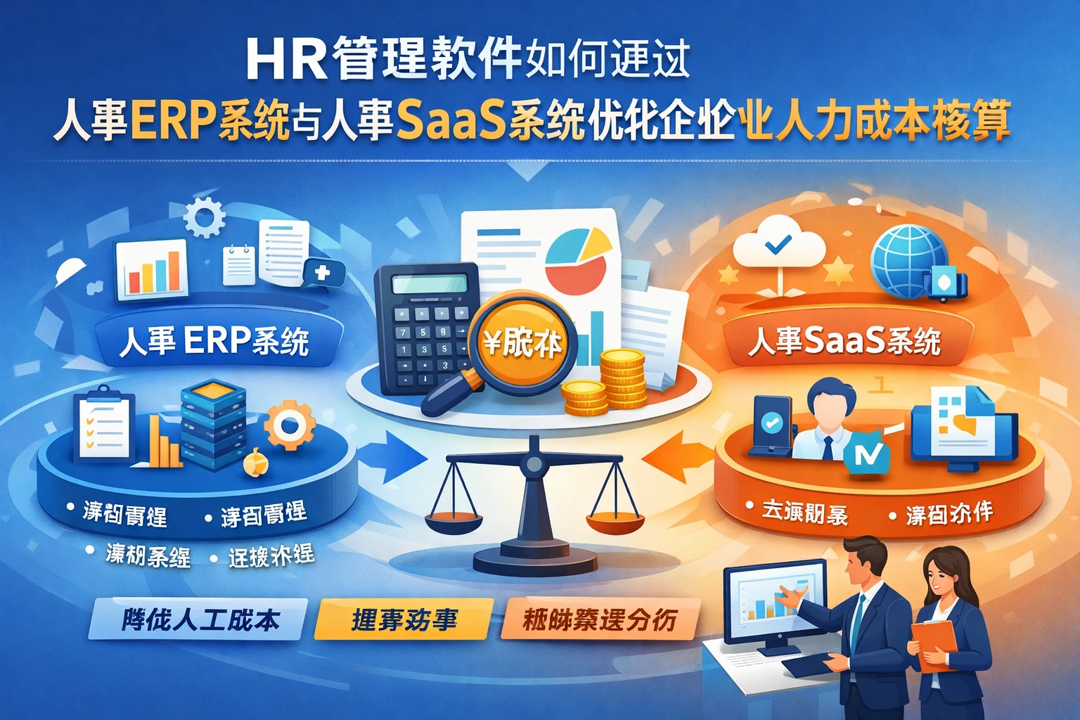 HR管理软件如何通过人事ERP系统与人事SaaS系统优化企业人力成本核算