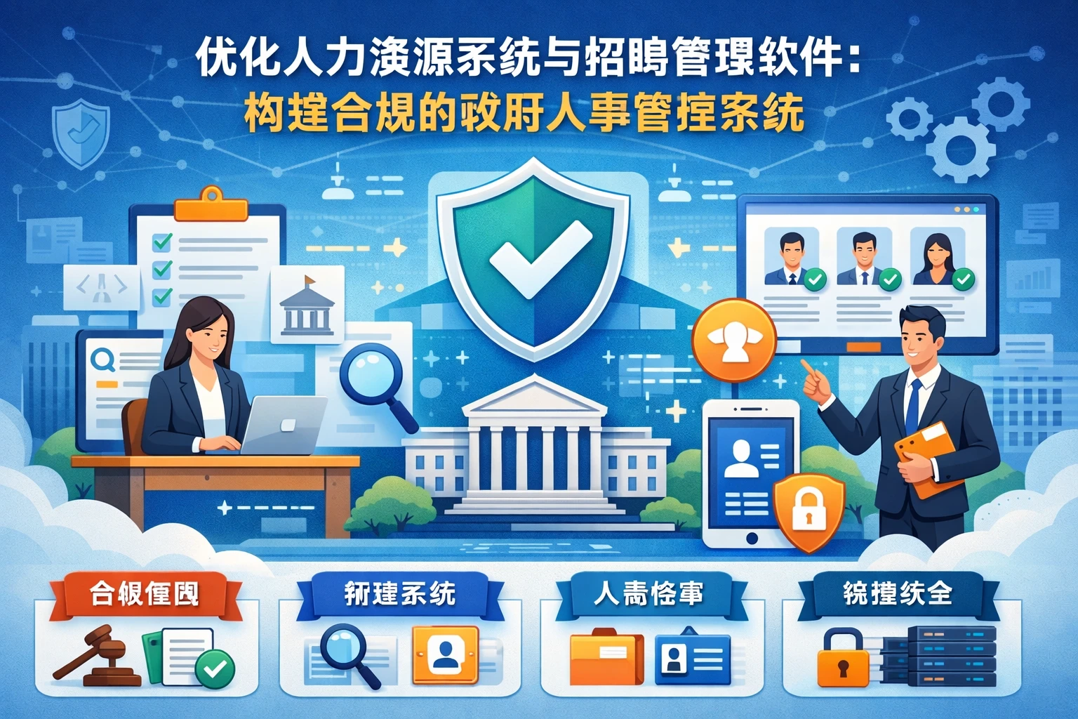 优化人力资源系统与招聘管理软件：构建合规的政府人事管理系统
