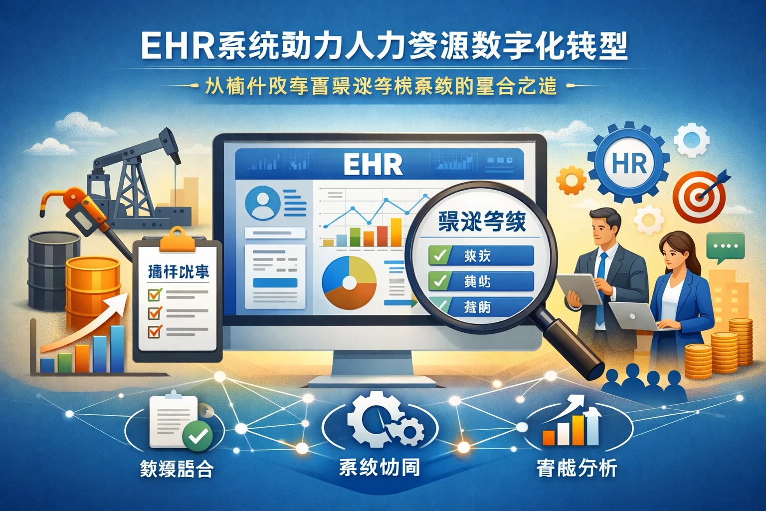 EHR系统助力人力资源数字化转型：从油补改革看绩效考核系统的整合之道