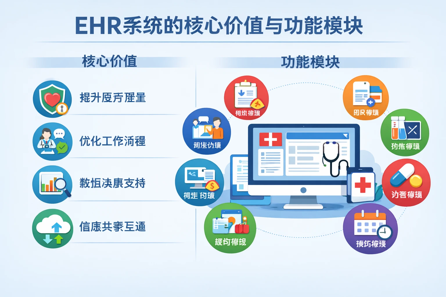 EHR系统的核心价值与功能模块