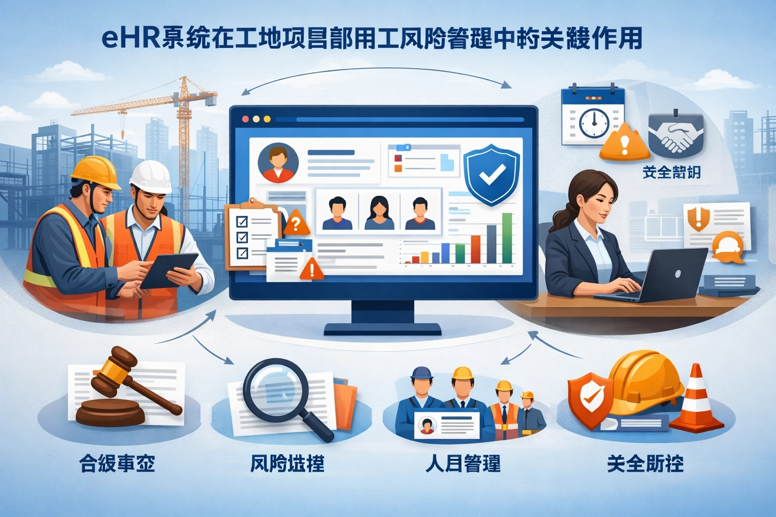 eHR系统在工地项目部用工风险管理中的关键作用