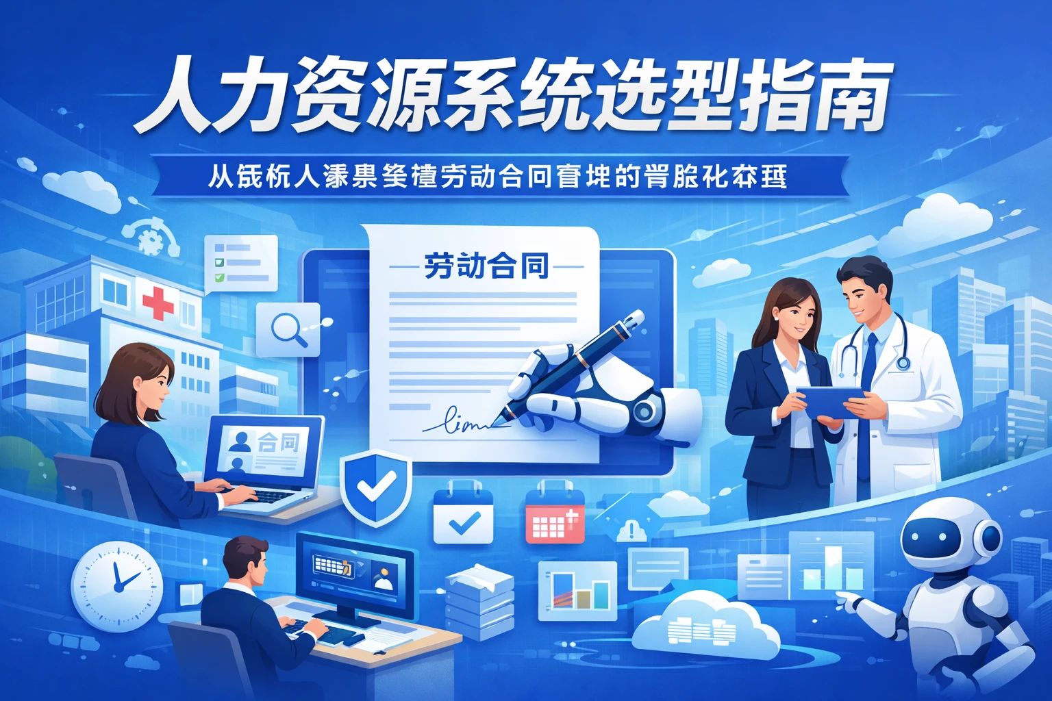 人力资源系统选型指南：从医院人事系统看劳动合同管理的智能化转型