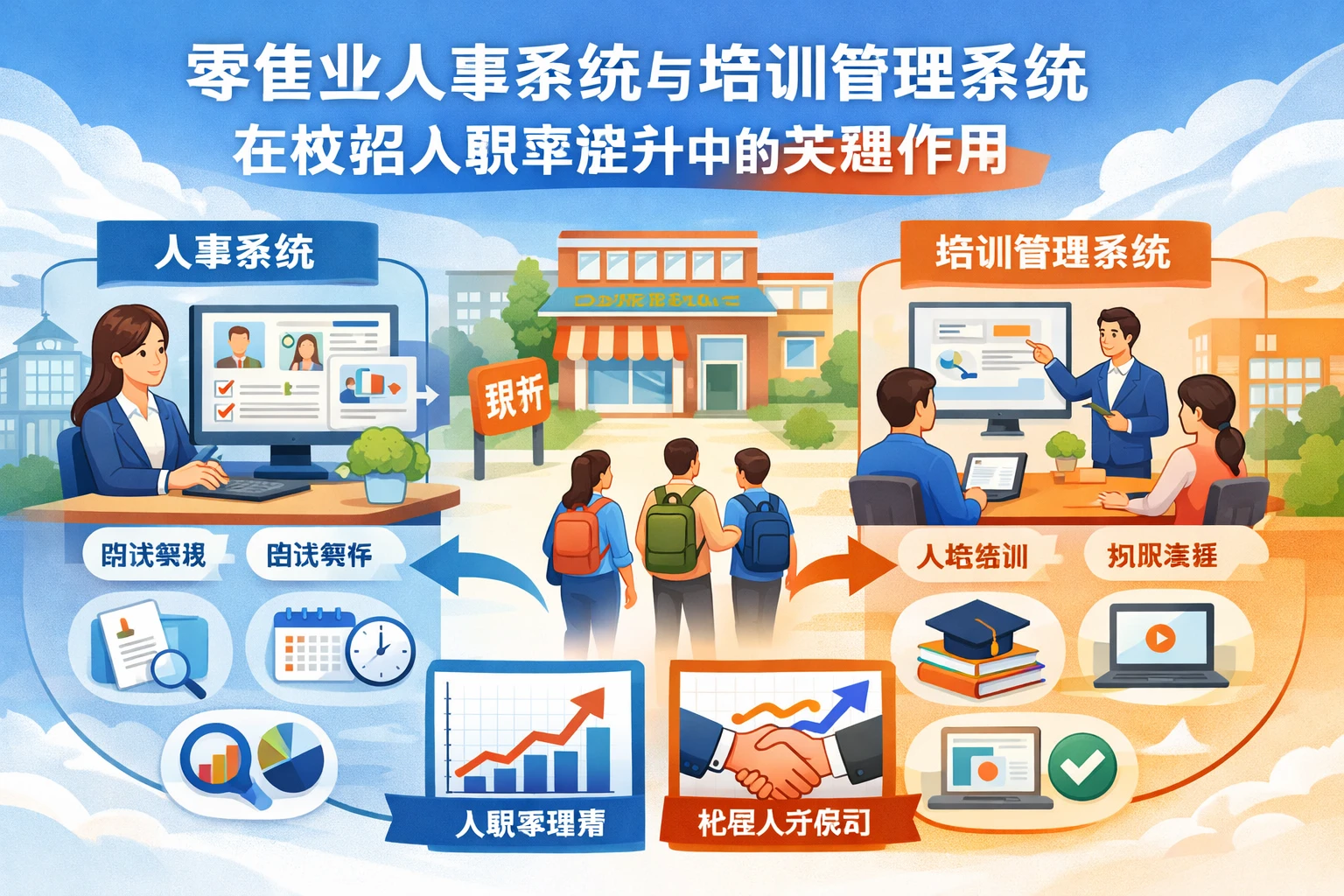 零售业人事系统与培训管理系统在校招入职率提升中的关键作用