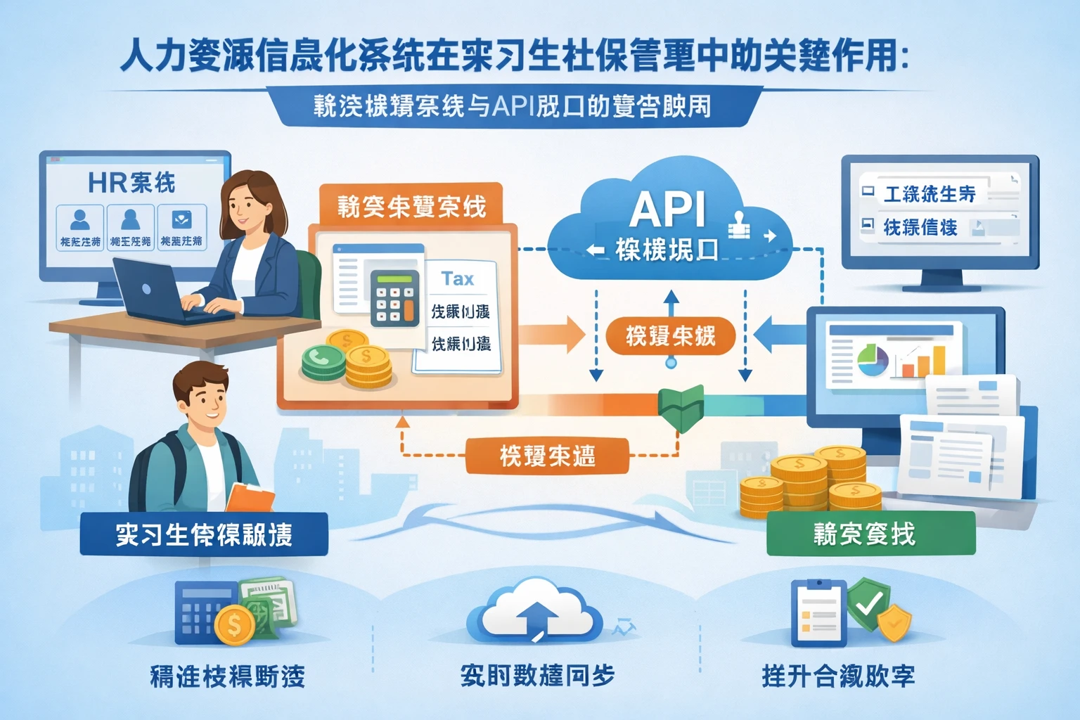 人力资源信息化系统在实习生社保管理中的关键作用：薪资核算系统与API接口的整合应用