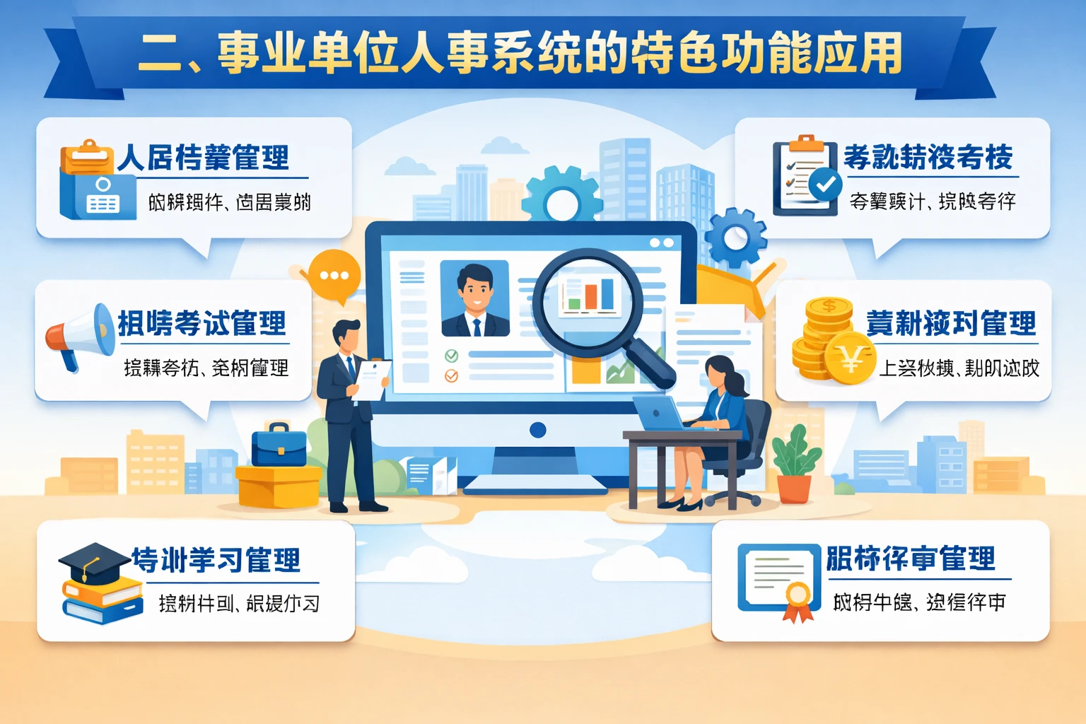 二、事业单位人事系统的特色功能应用