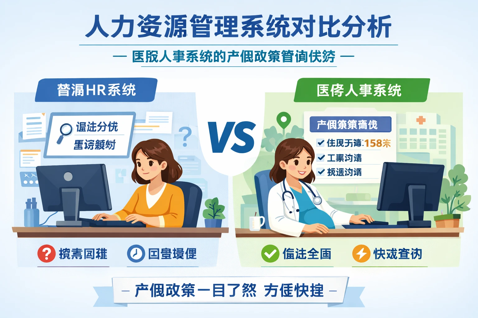 人力资源管理系统对比分析:医院人事系统的产假政策查询优势