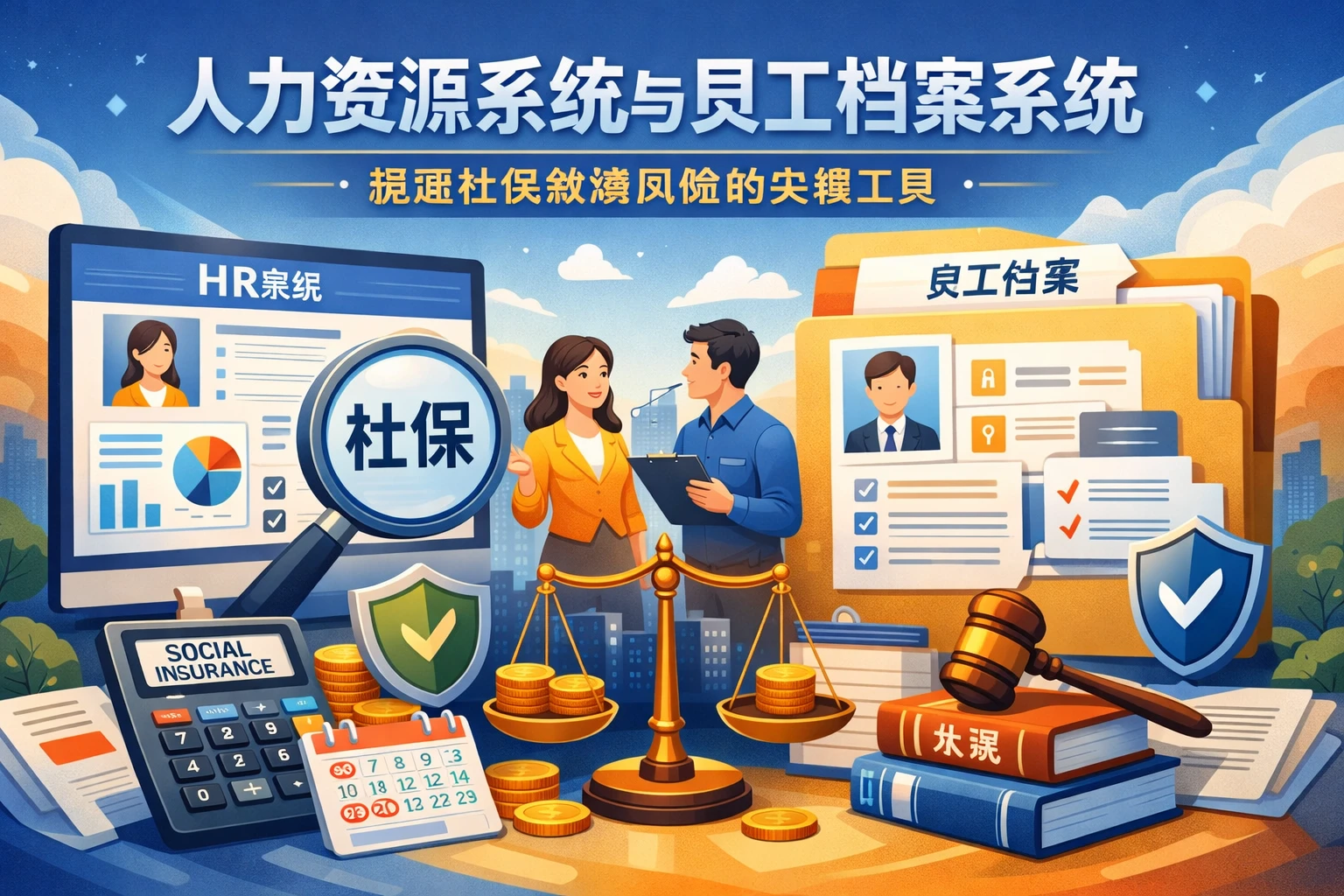 人力资源系统与员工档案系统：规避社保缴纳风险的关键工具