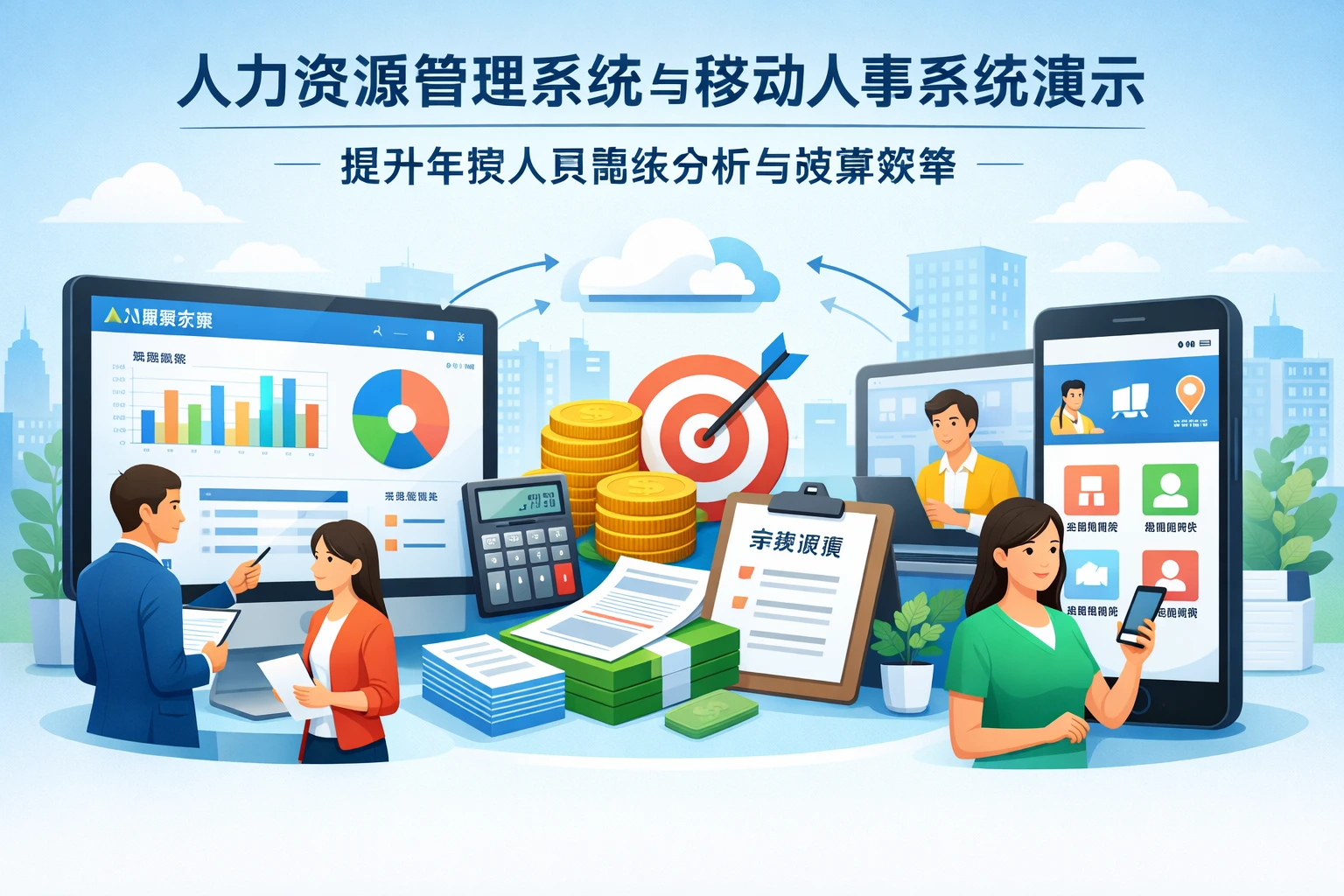 人力资源管理系统与移动人事系统演示:提升年度人员需求分析与预算效率