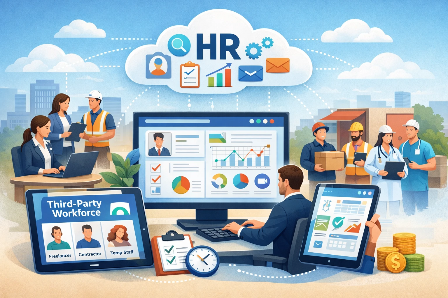 运用云端HR系统与人力资源软件优化第三方用工管理