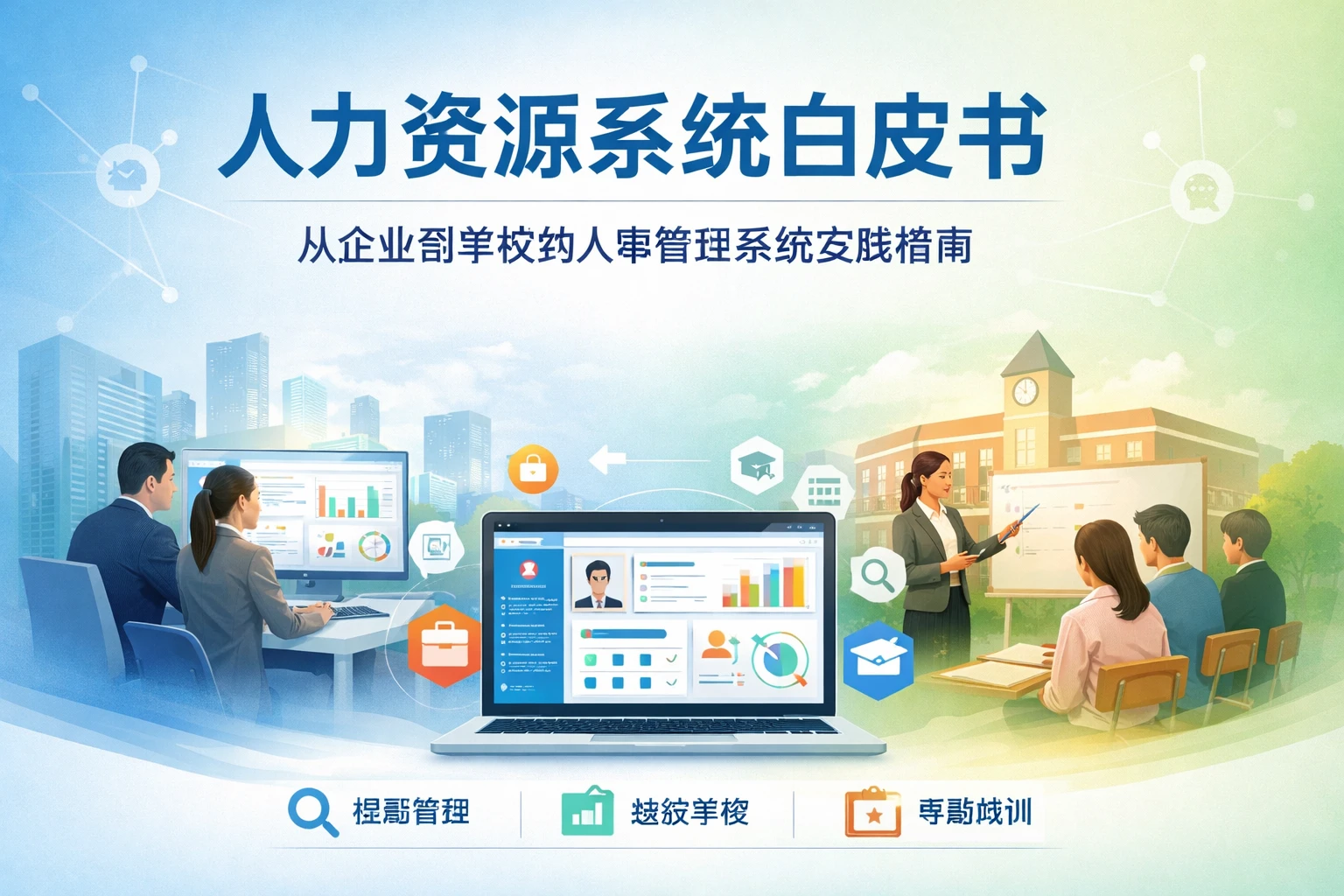 人力资源系统白皮书：从企业到学校的人事管理系统实践指南