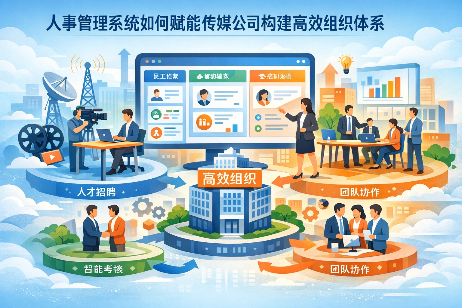 人事管理系统如何赋能传媒公司构建高效组织体系
