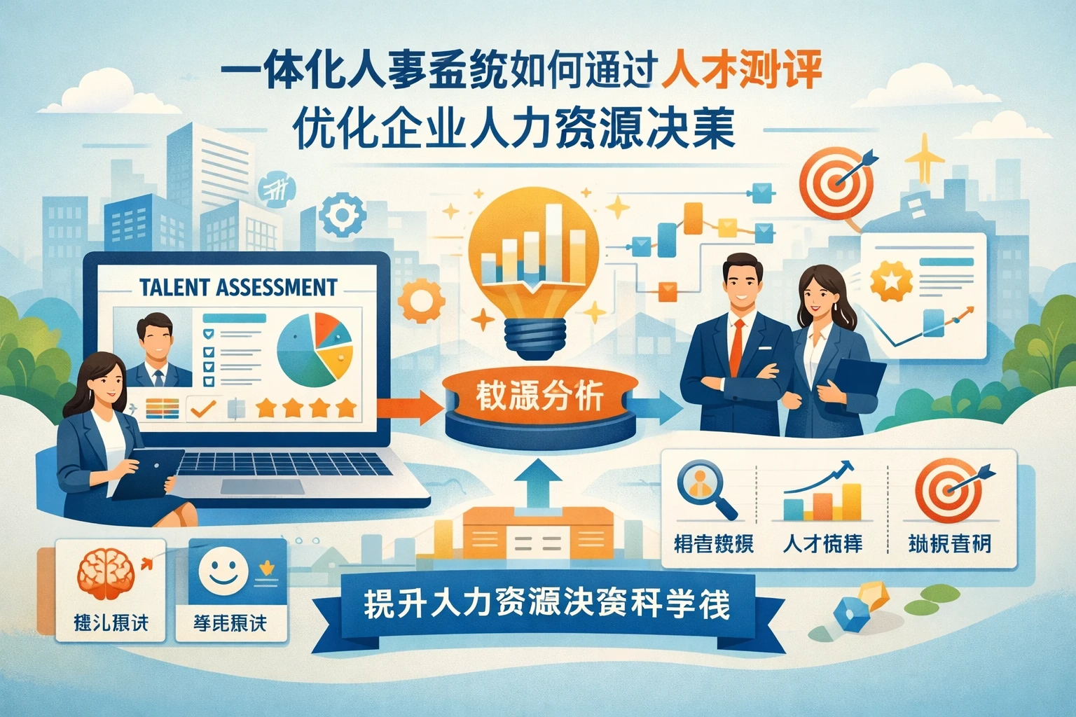 一体化人事系统如何通过人才测评优化企业人力资源决策
