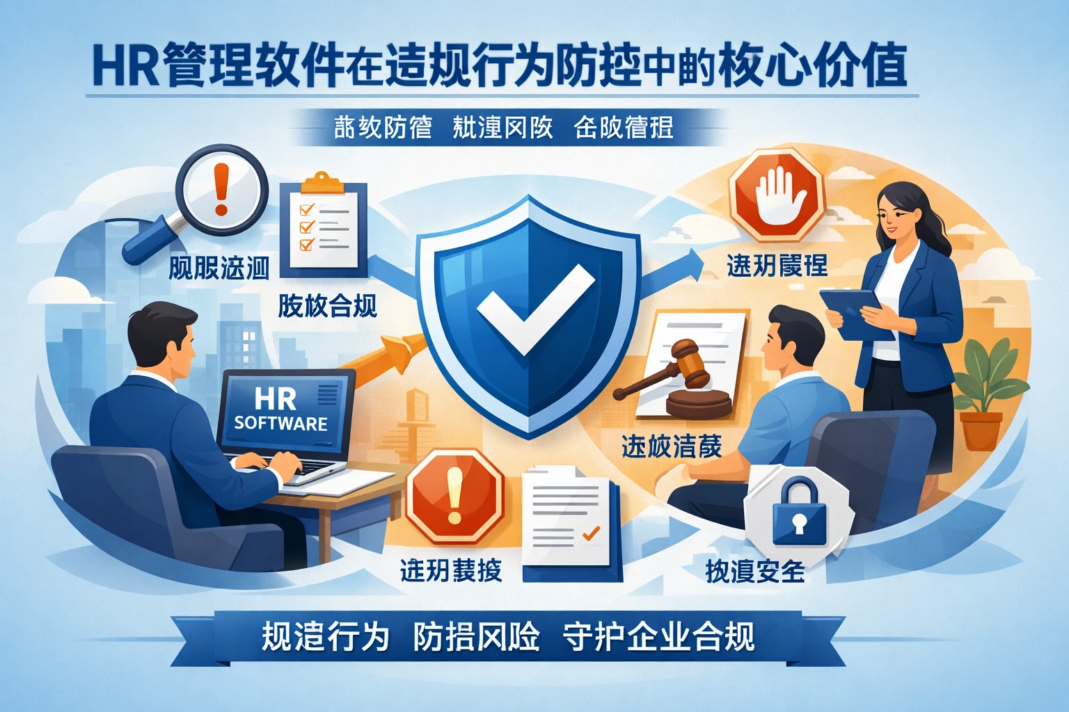 HR管理软件在违规行为防控中的核心价值