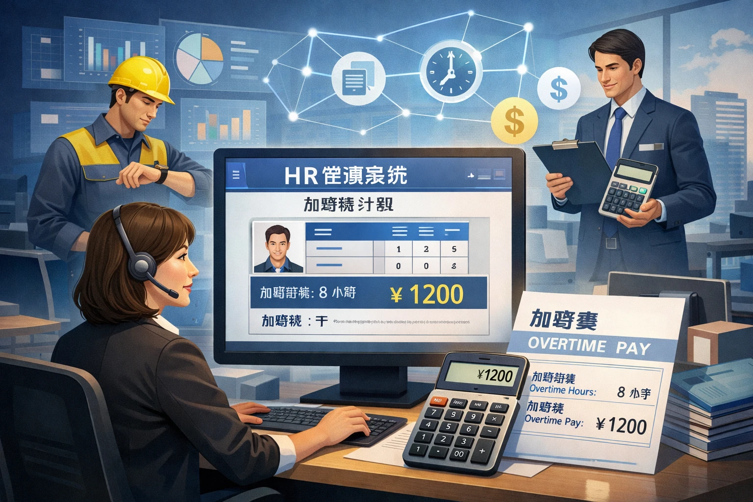 人力资源管理系统在现代企业加班费计算中的关键作用