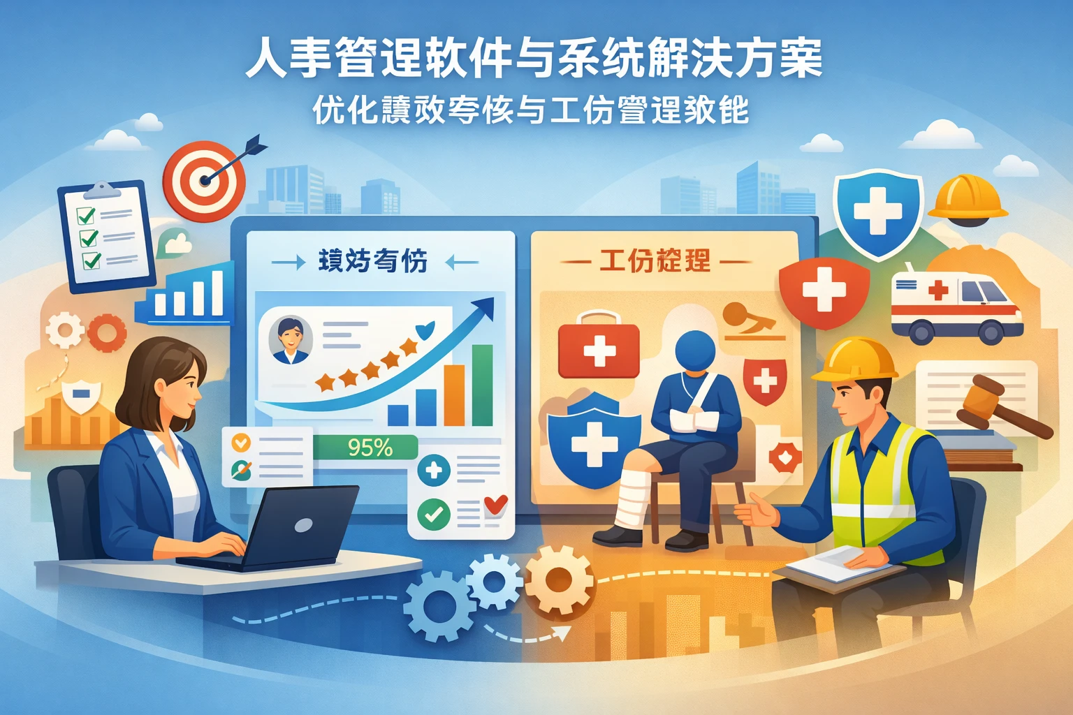 人事管理软件与系统解决方案：优化绩效考核与工伤管理效能