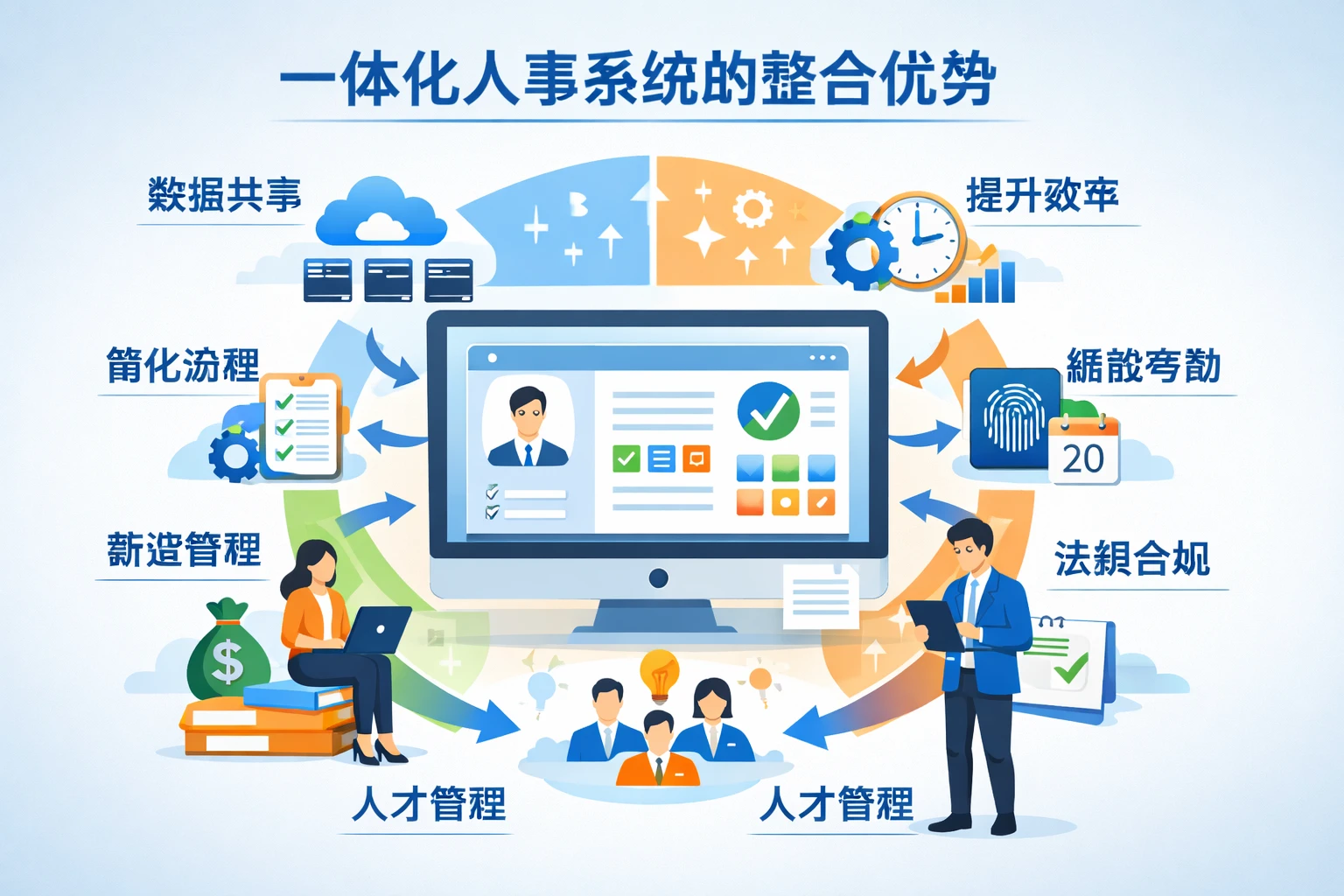 一体化人事系统的整合优势