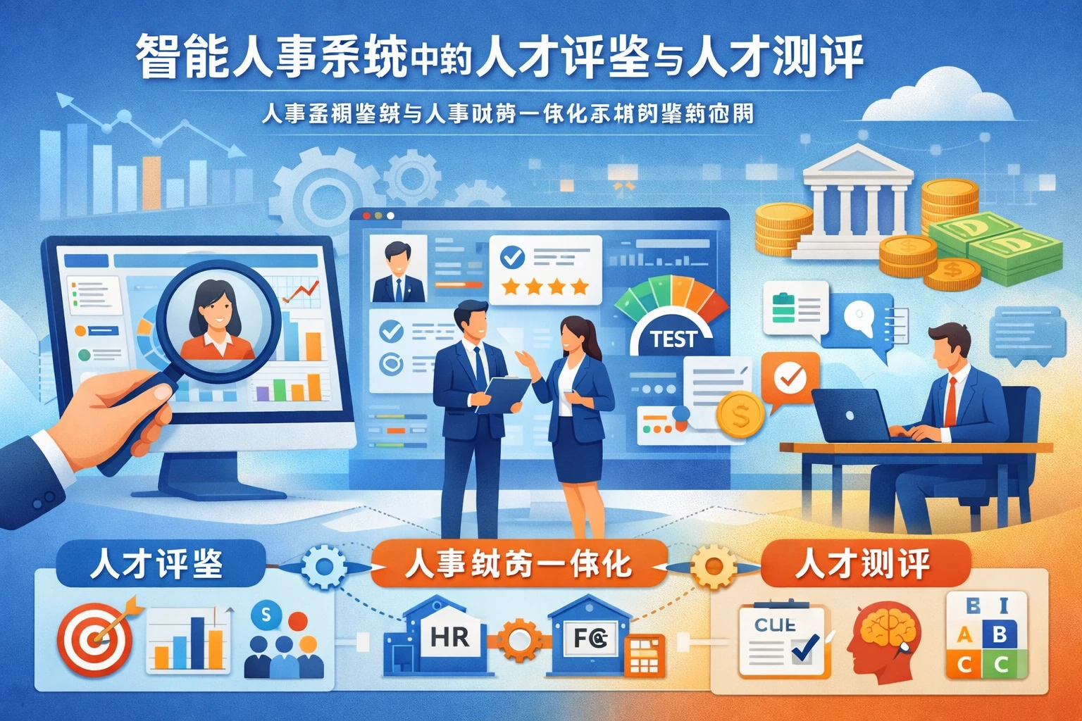 智能人事系统中的人才评鉴与人才测评：人事管理系统与人事财务一体化系统的整合应用