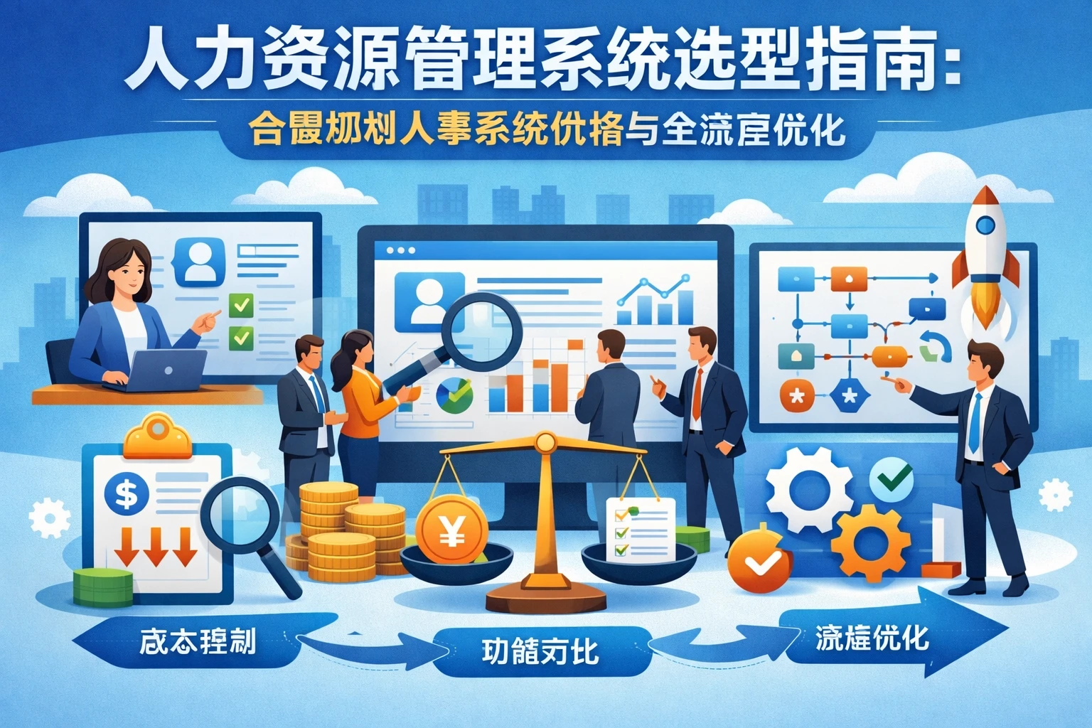 人力资源管理系统选型指南：合理规划人事系统价格与全流程优化