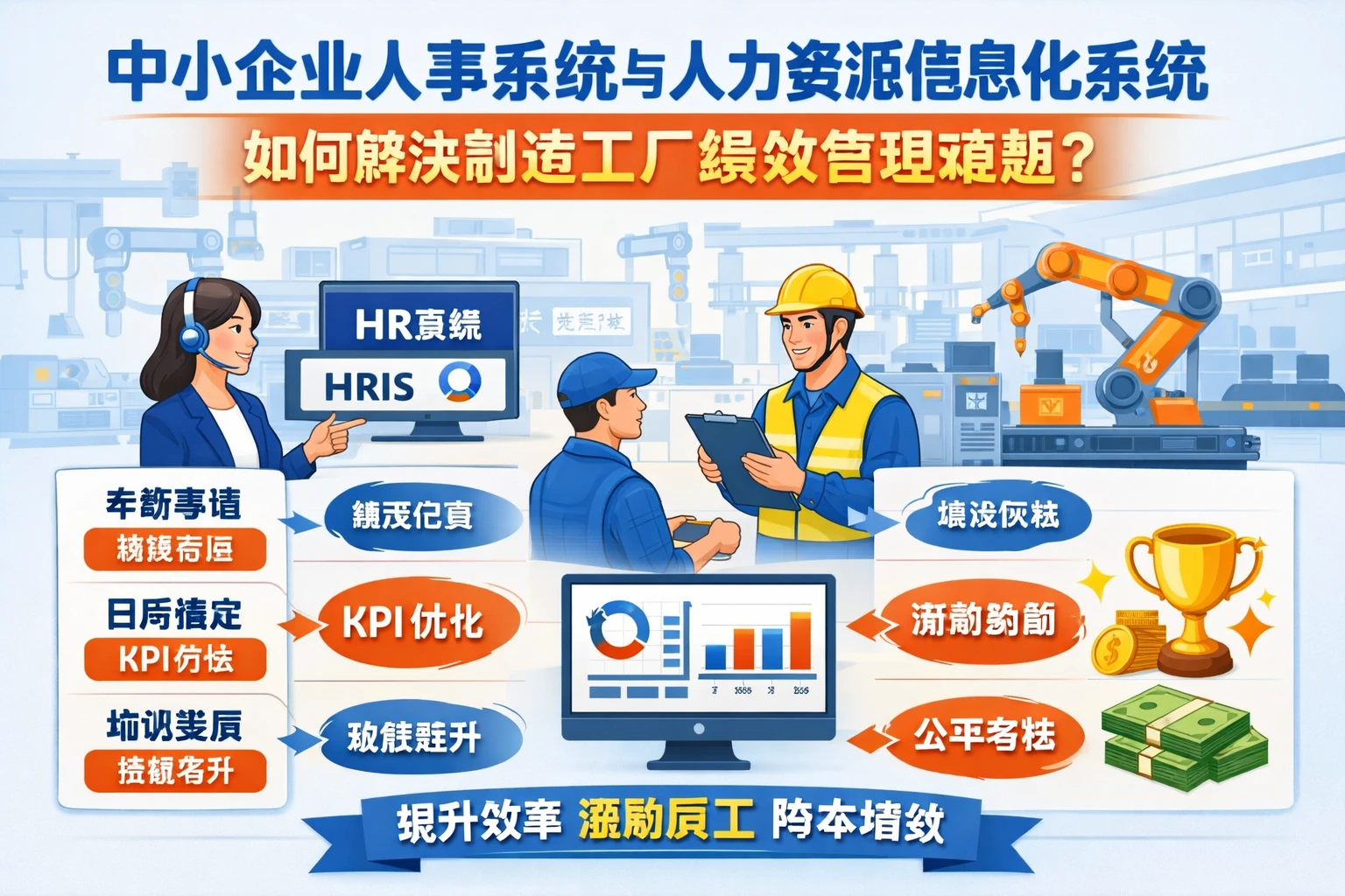 中小企业人事系统与人力资源信息化系统如何解决制造工厂绩效管理难题