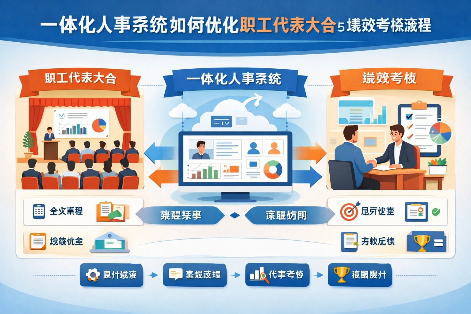 一体化人事系统如何优化职工代表大会与绩效考核流程