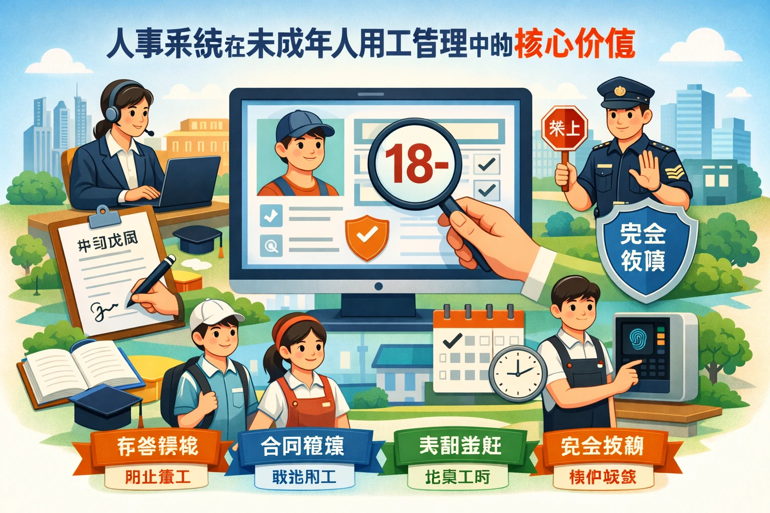 人事系统在未成年人用工管理中的核心价值