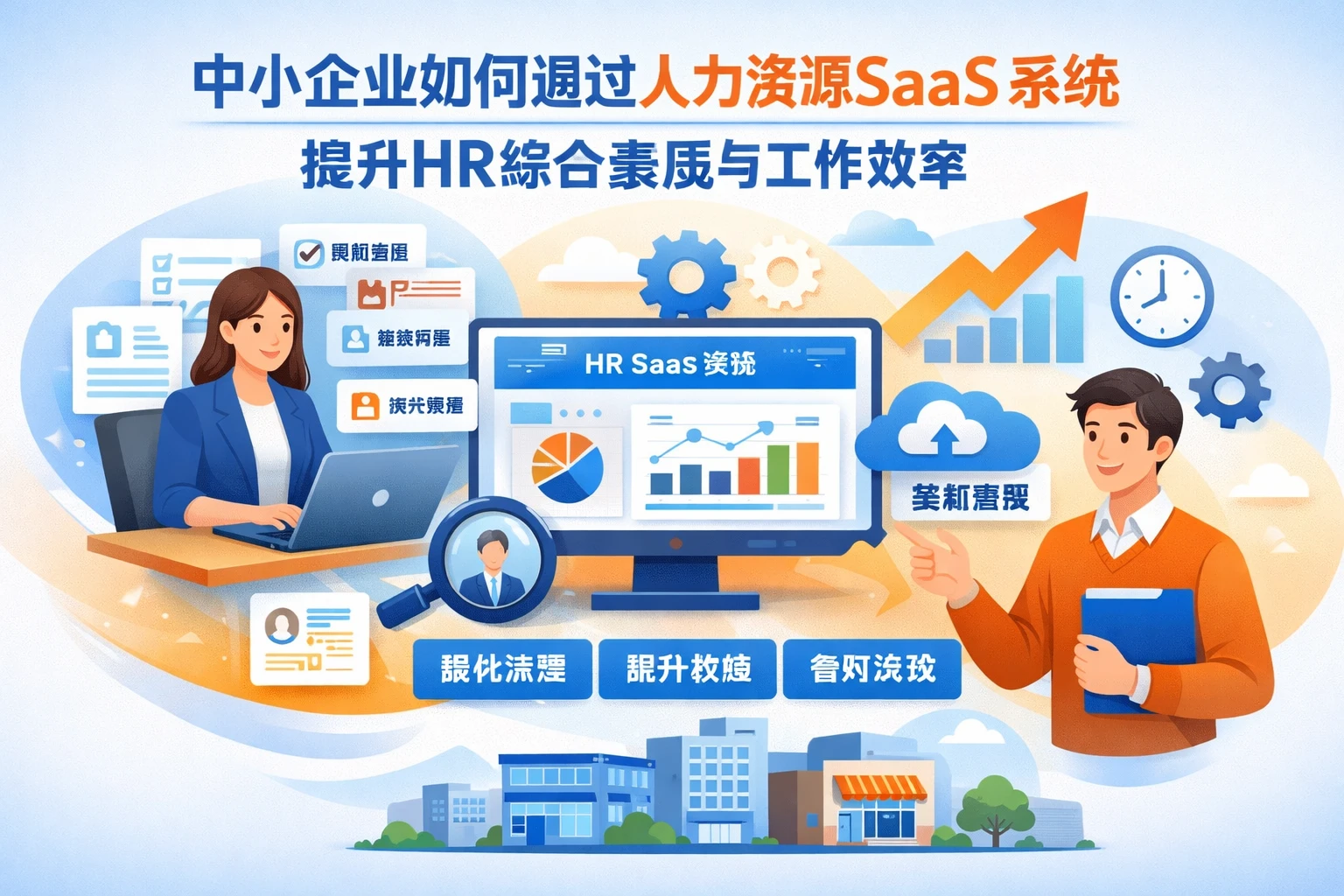 中小企业如何通过人力资源SaaS系统提升HR综合素质与工作效率