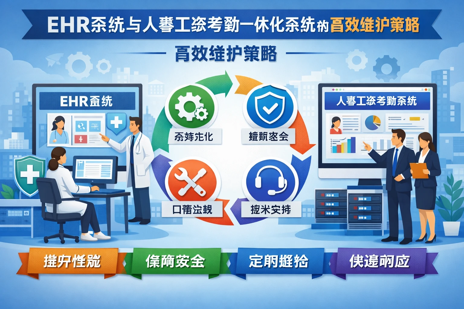 EHR系统与人事工资考勤一体化系统的高效维护策略