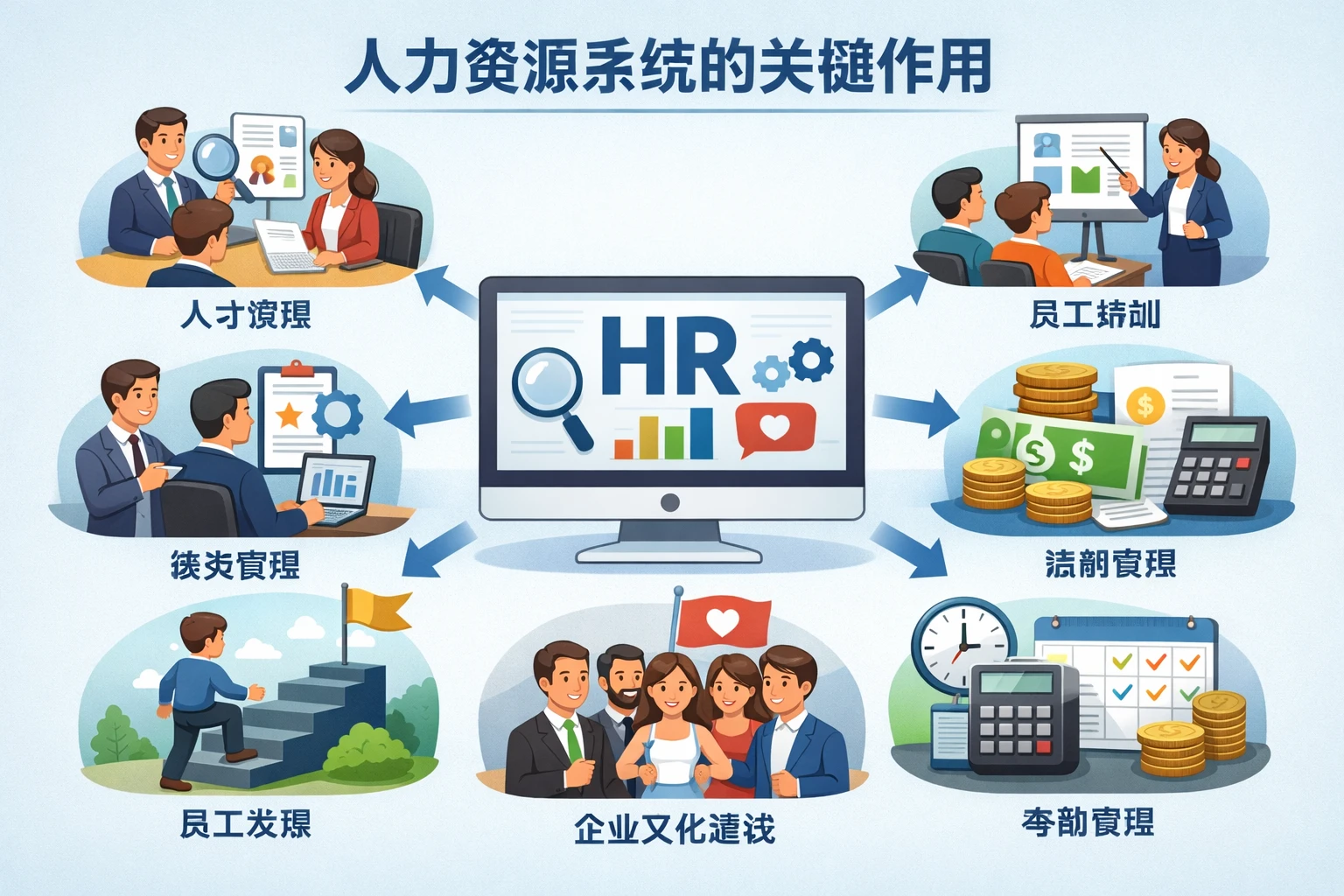 人力资源系统的关键作用