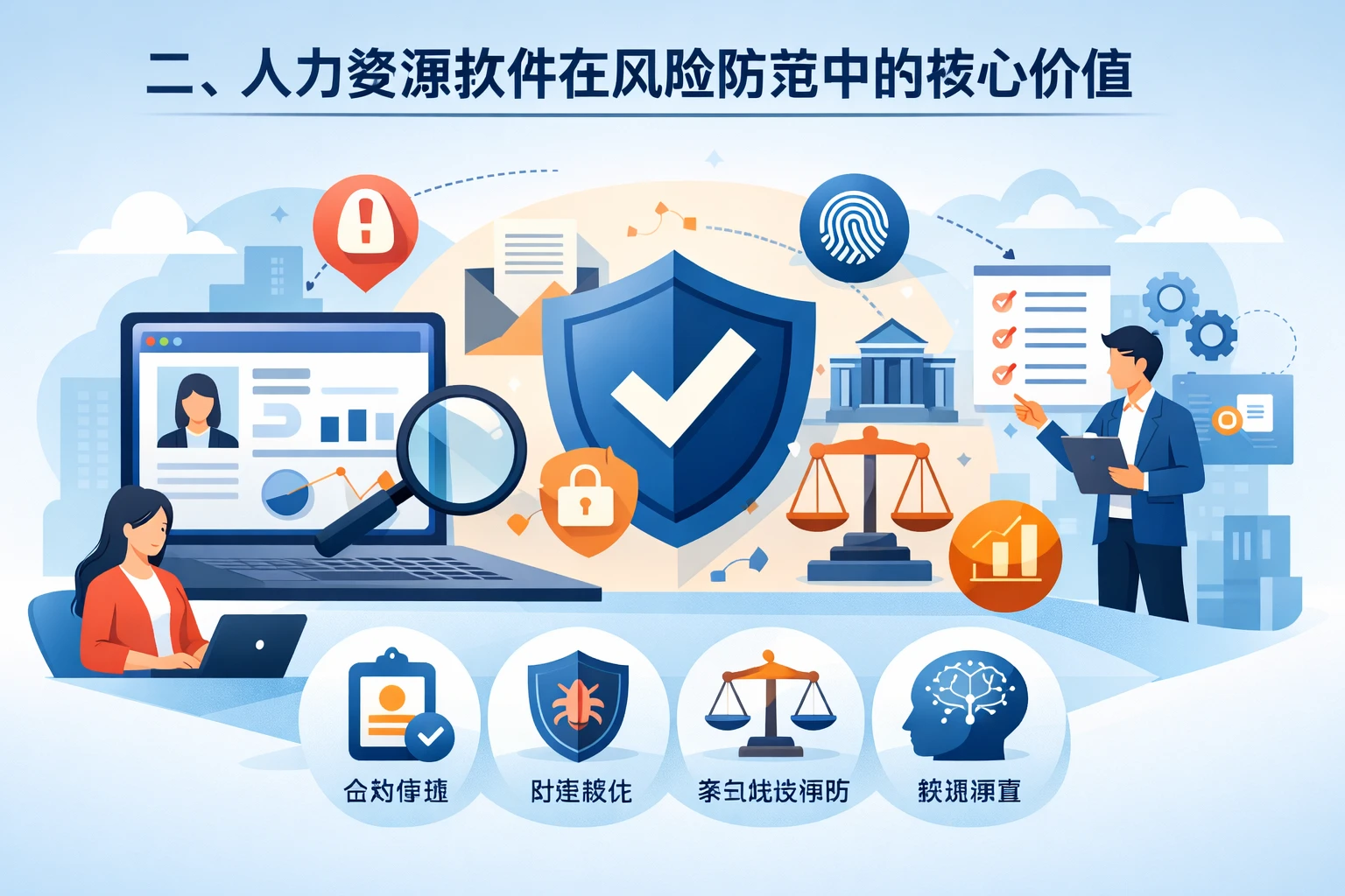 二、人力资源软件在风险防范中的核心价值
