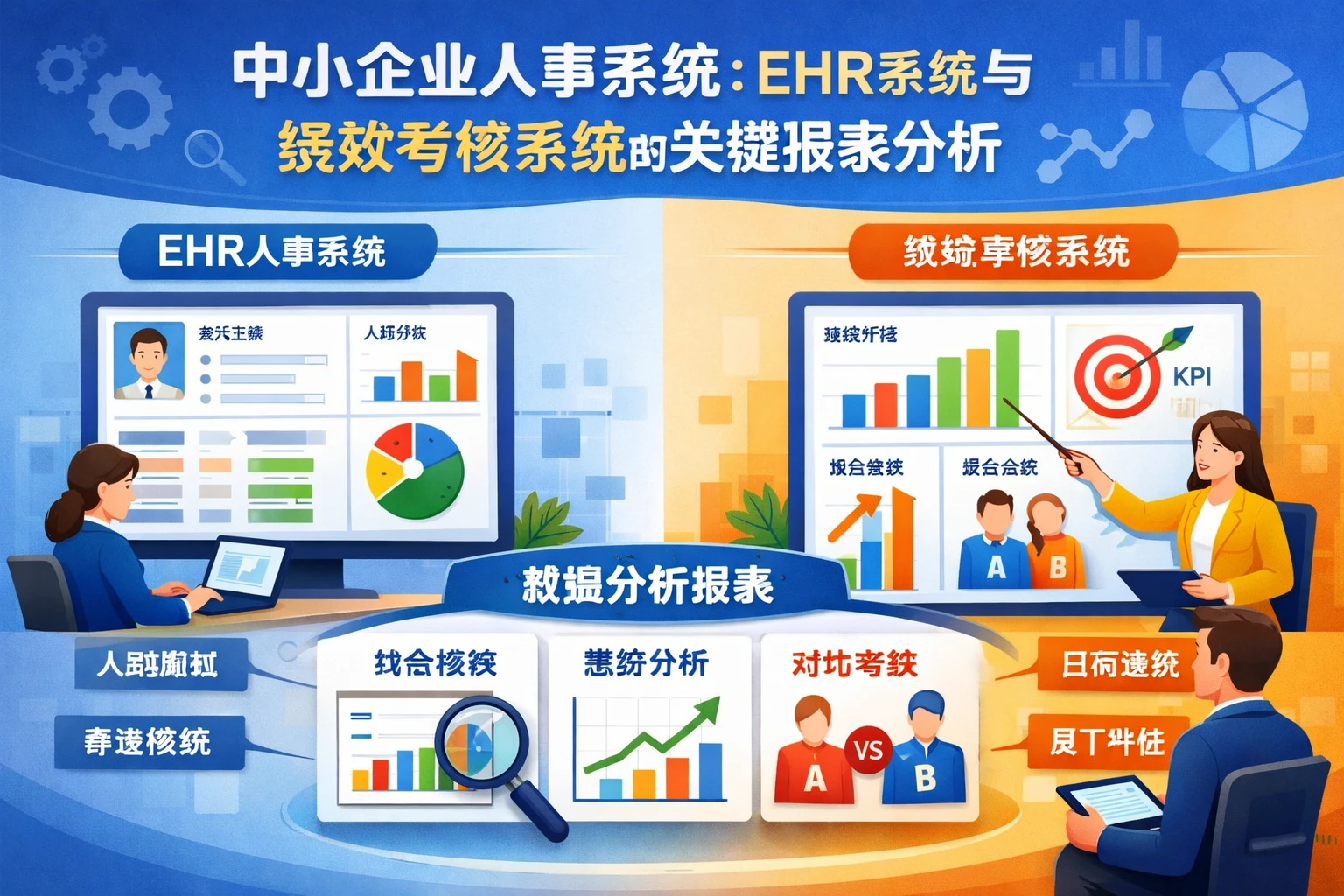 中小企业人事系统：EHR系统与绩效考核系统的关键报表分析