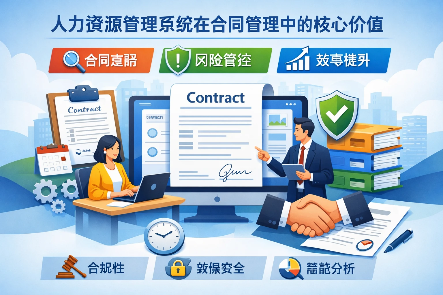 人力资源管理系统在合同管理中的核心价值