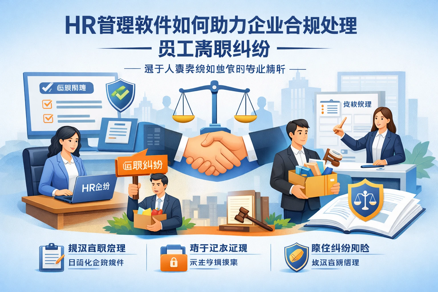 HR管理软件如何助力企业合规处理员工离职纠纷——基于人事系统白皮书的专业解析