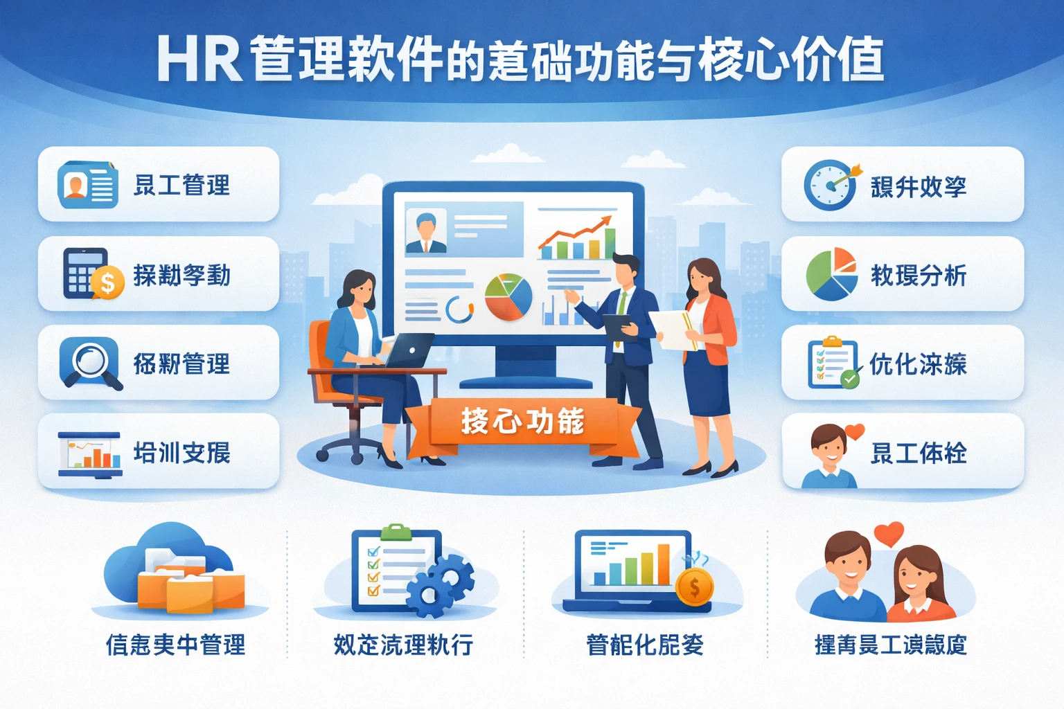 HR管理软件的基础功能与核心价值