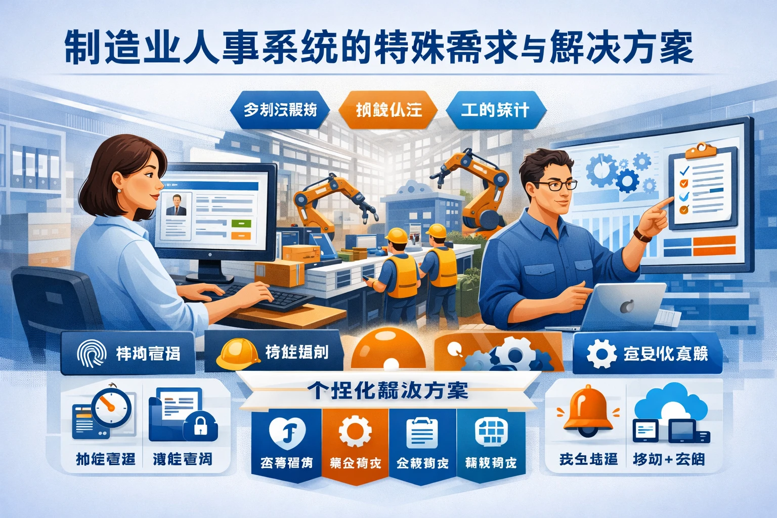 制造业人事系统的特殊需求与解决方案
