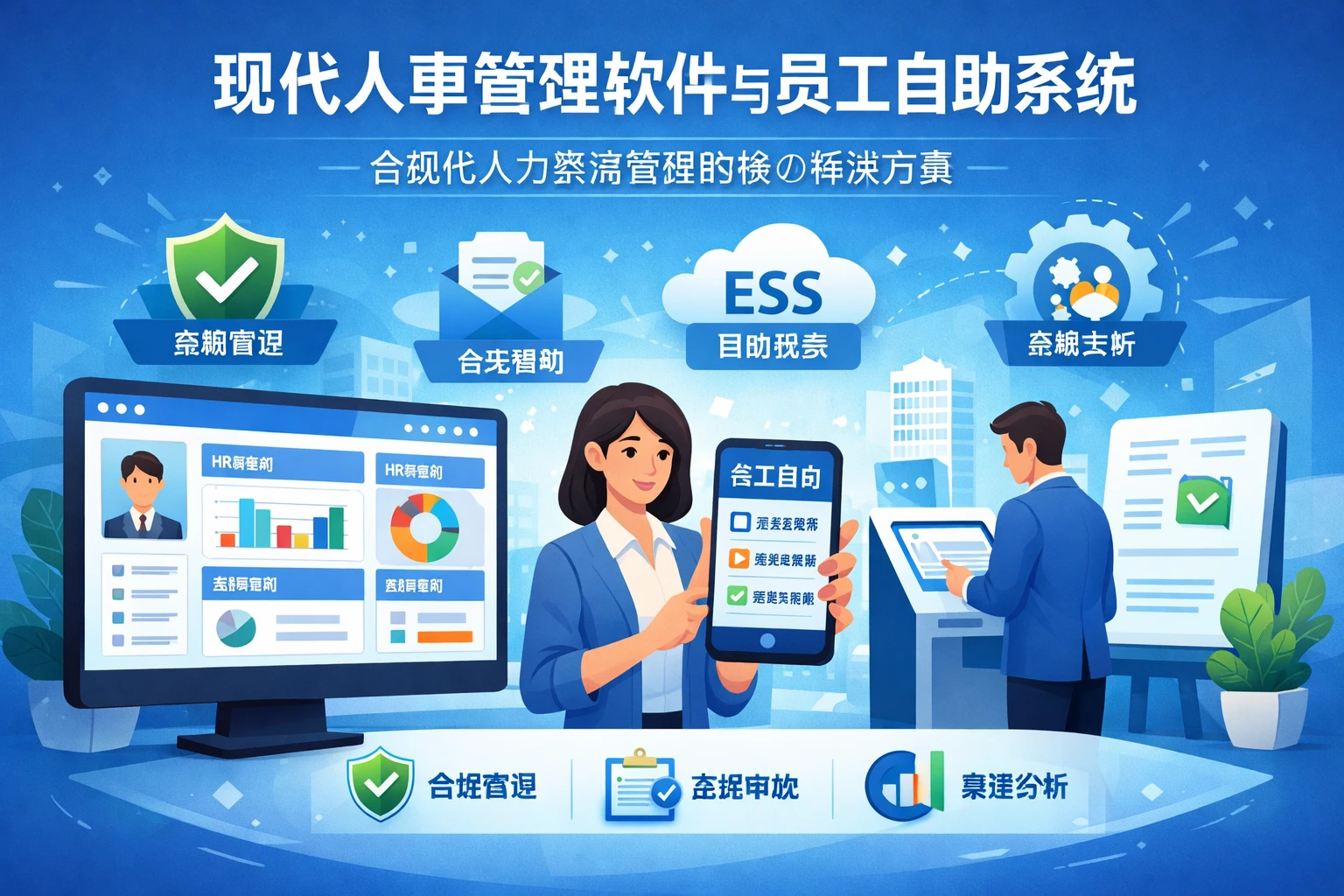 现代人事管理软件与员工自助系统：合规化人力资源管理的核心解决方案