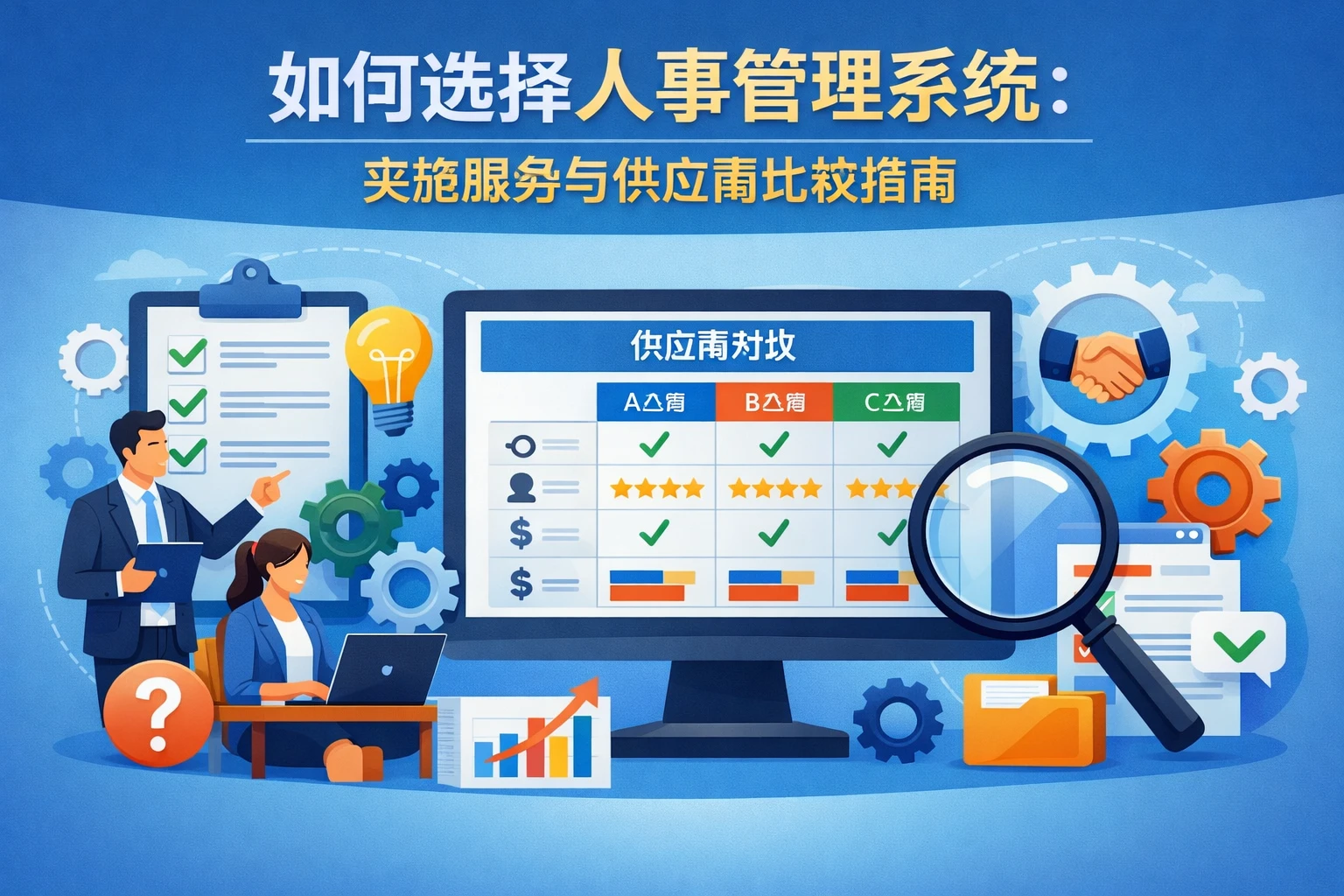 如何选择人事管理系统：实施服务与供应商比较指南