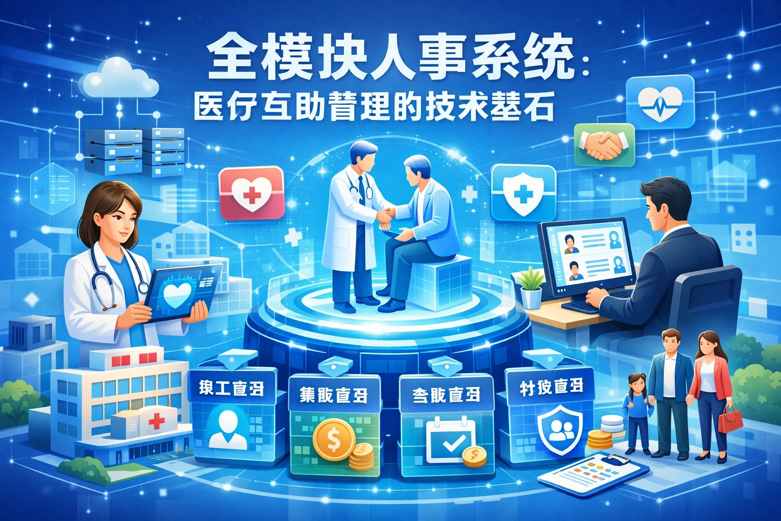 全模块人事系统：医疗互助管理的技术基石