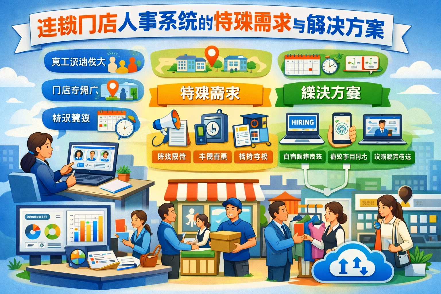 连锁门店人事系统的特殊需求与解决方案