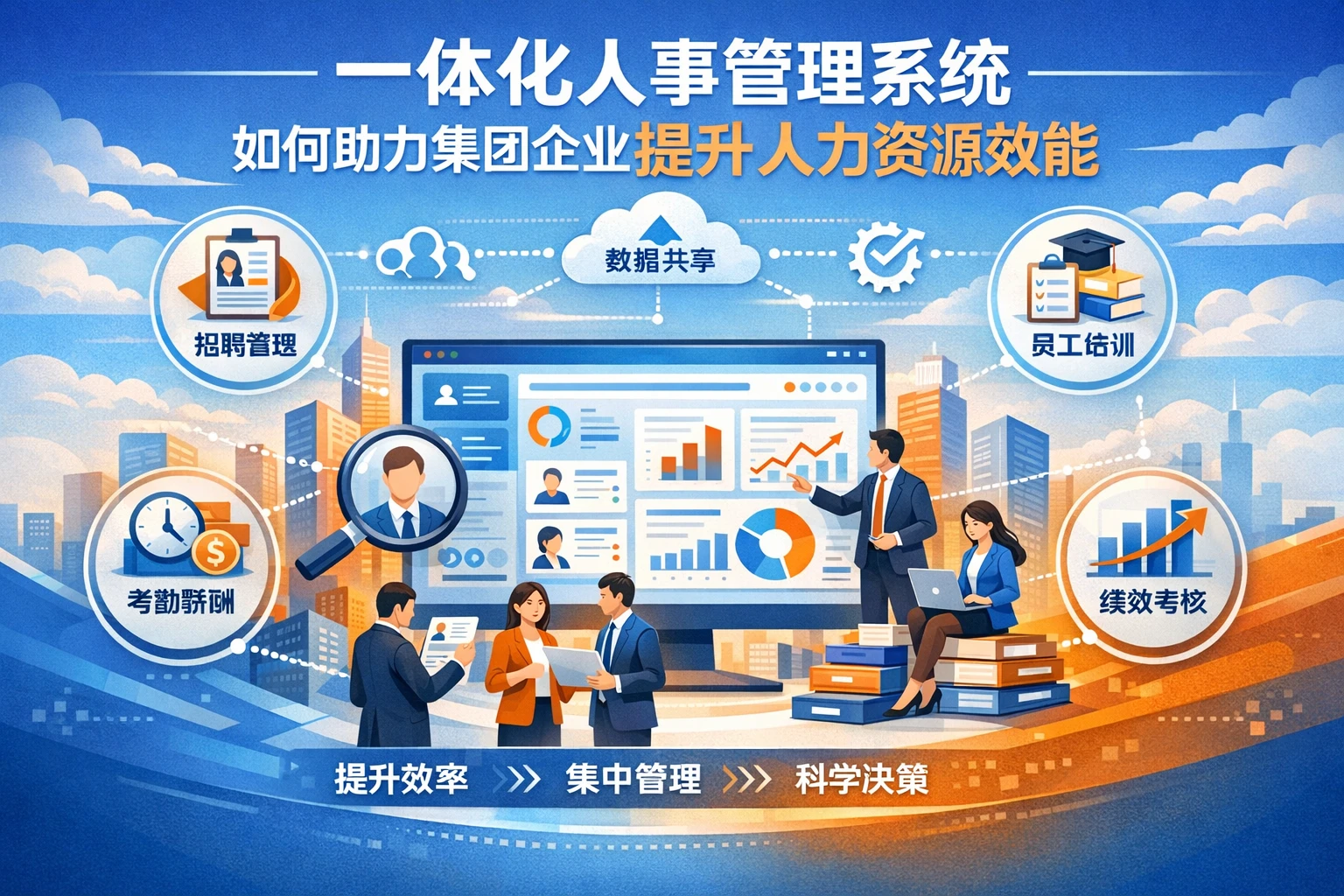 一体化人事管理系统如何助力集团企业提升人力资源效能