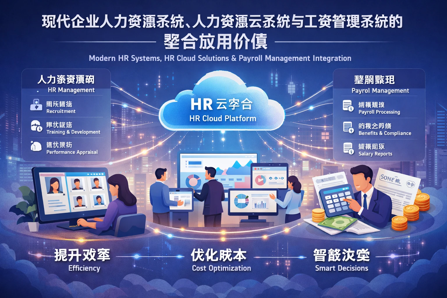 现代企业人力资源系统、人力资源云系统与工资管理系统的整合应用价值