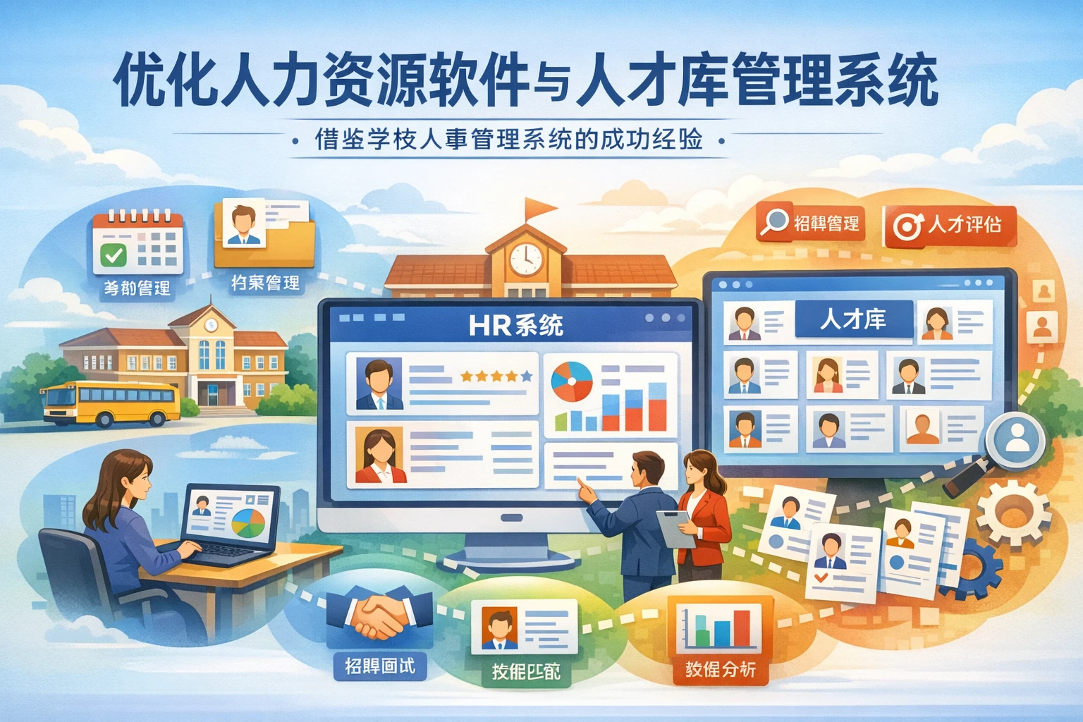 优化人力资源软件与人才库管理系统：借鉴学校人事管理系统的成功经验