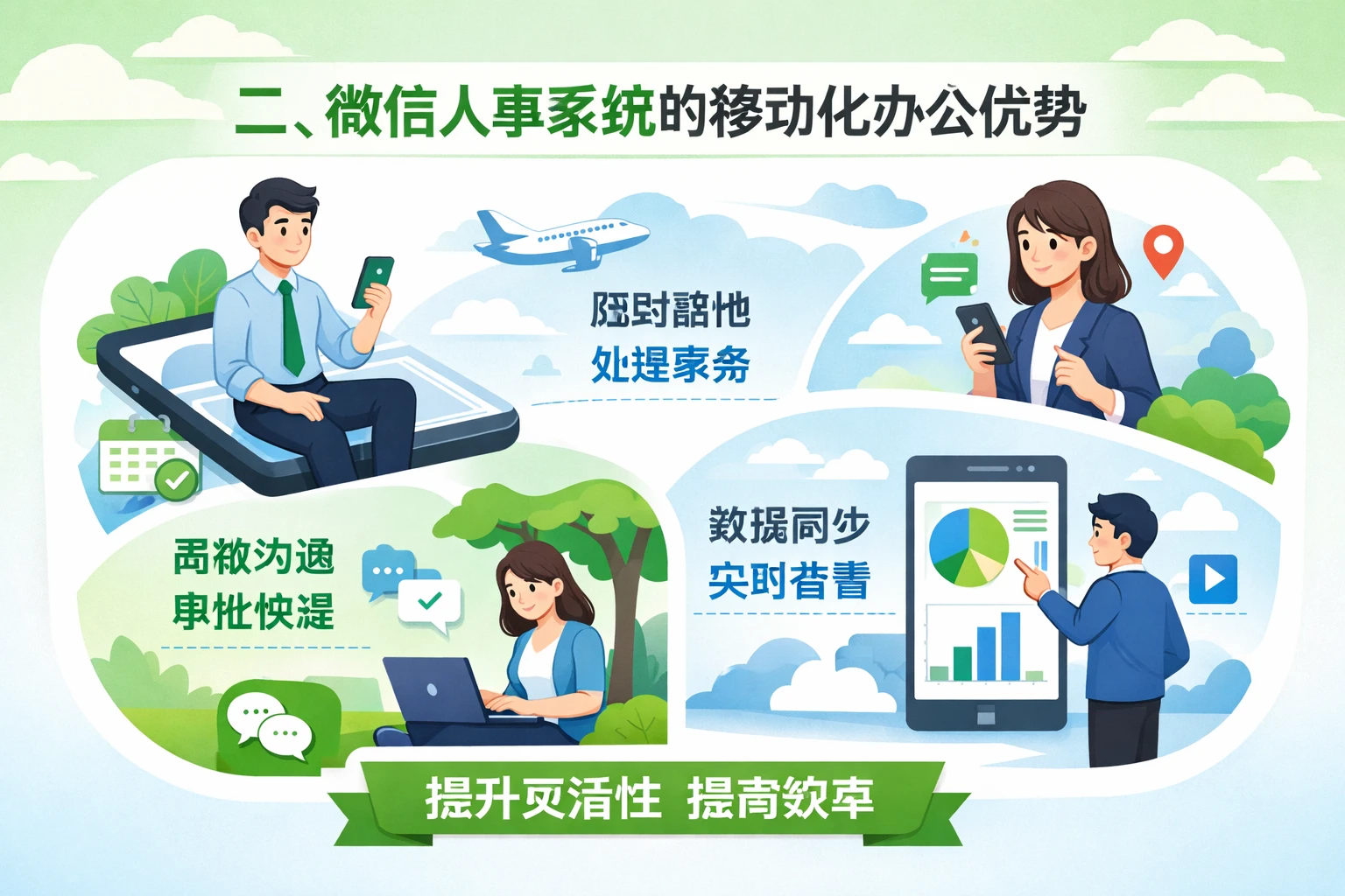 二、微信人事系统的移动化办公优势