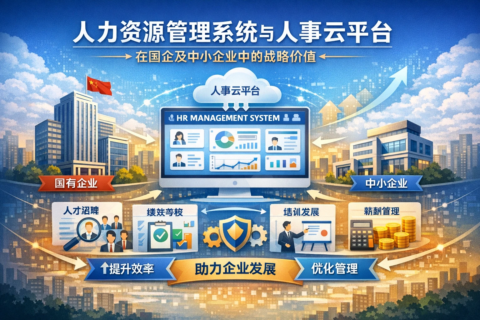 人力资源管理系统与人事云平台在国企及中小企业中的战略价值