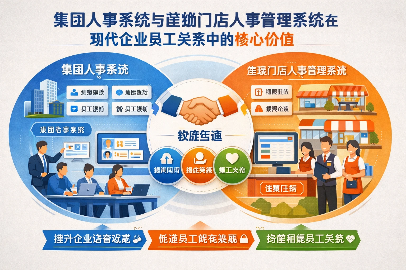 集团人事系统与连锁门店人事管理系统在现代企业员工关系中的核心价值