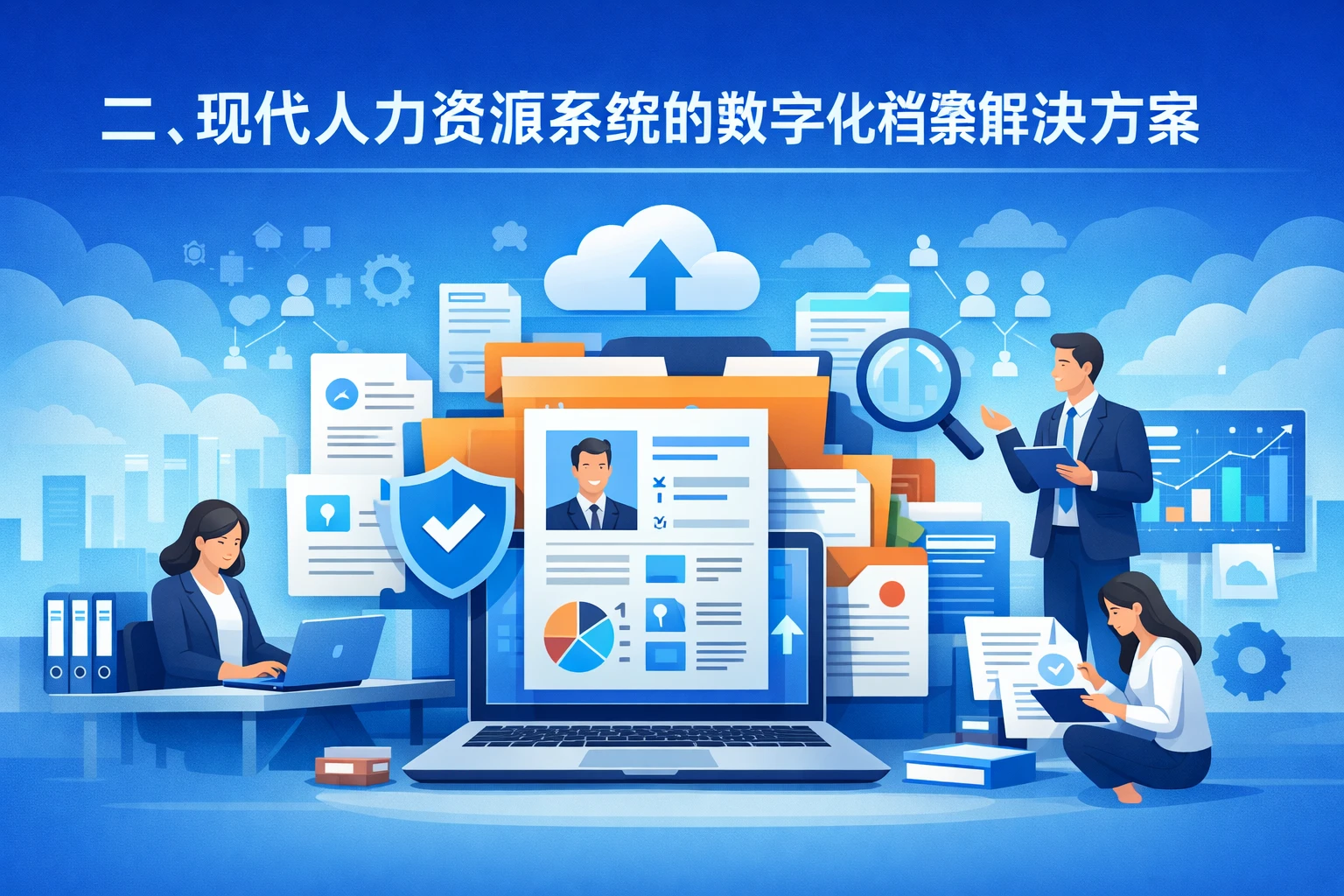 二、现代人力资源系统的数字化档案解决方案